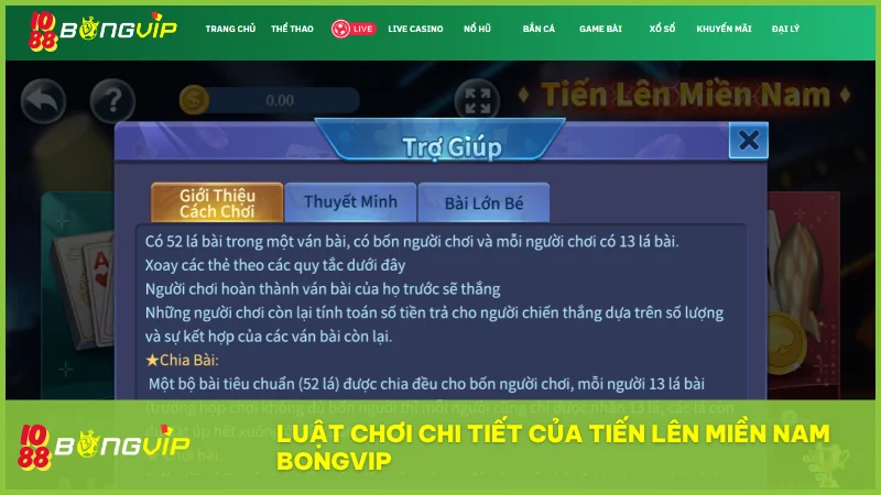 Hướng dẫn chơi bài chi tiết giúp người mới nắm bắt cách vào bàn và chơi đúng luật tại BongVip